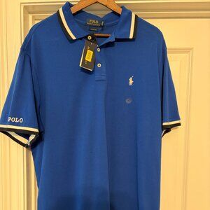 RL short sleeve 3-button placket polo XL - NWT